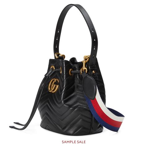 gucci gg marmont quilted leather bucket bag|gucci marmont bag for sale.